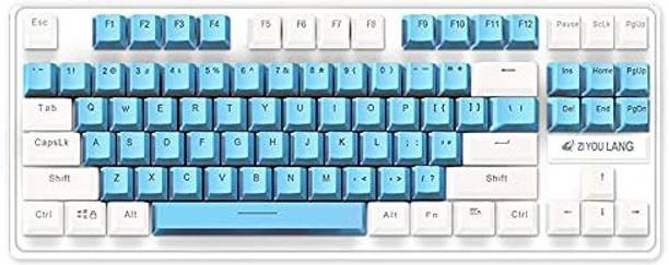 Etzin A300 Mechanical Gaming Keyboard Types Switch Gamer Keyboard Double Color Wired USB Standard Gaming Keyboard Compatible with Desktop, Laptop, Mac