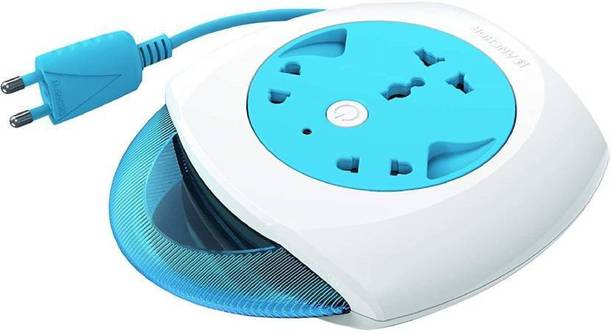 अंचोर 5225 Flexi Cord With 2 pin and 8 Meter Long Wire 3 सॉकेट सर्ज रक्षक