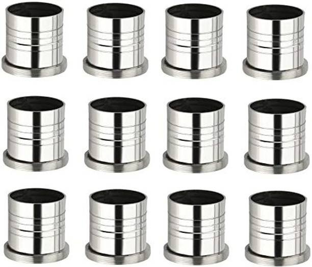 LEEZEN Architectural Hardware Silver Rod Rail Bracket, Curtain Rods, Curtain Knobs, Curtain Hooks Metal