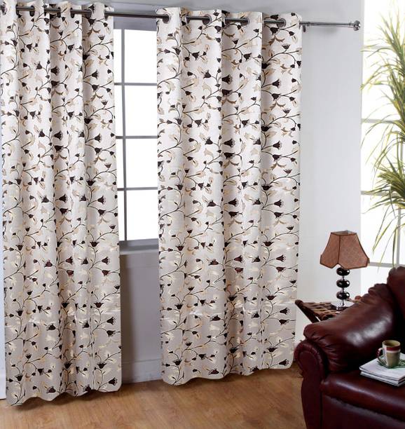 Freshfromloom 304 cm (10 ft) पर्दा (2  का पैक)