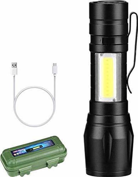 Ali Express Mini 2in1 USB Charging 3 Mode Zoomable Battery Torch Rechargeable Flash