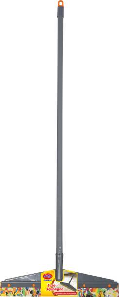 Chakaachak Eazo Squeegee Multi Color Foam and Long Handle Wet & Dry Mop
