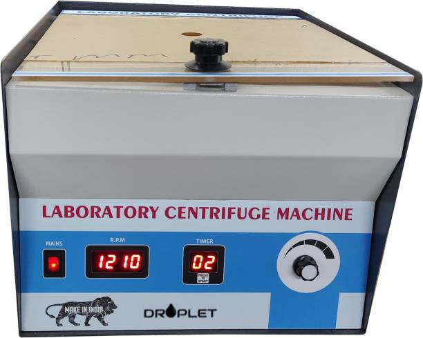 Droplet Centrifuge Machine Digital with Timer 8 x 15 ml Test Tubes Angle Rotor Head High Speed 5000-6000 R.P.M Clinical Centrifuges