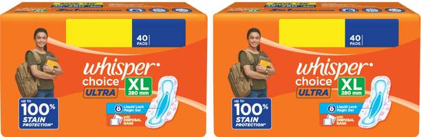 Whisper Combo of Choice Ultra XL Sanitary Pads for Women Sanitary Pad