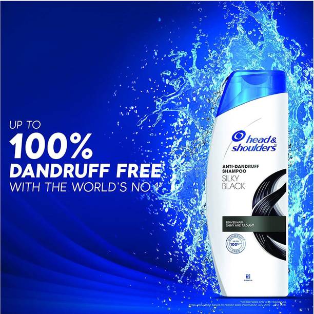 HEAD & SHOULDERS ANTI-DANDRUFF SILKY BLACK 340 ML SET O...