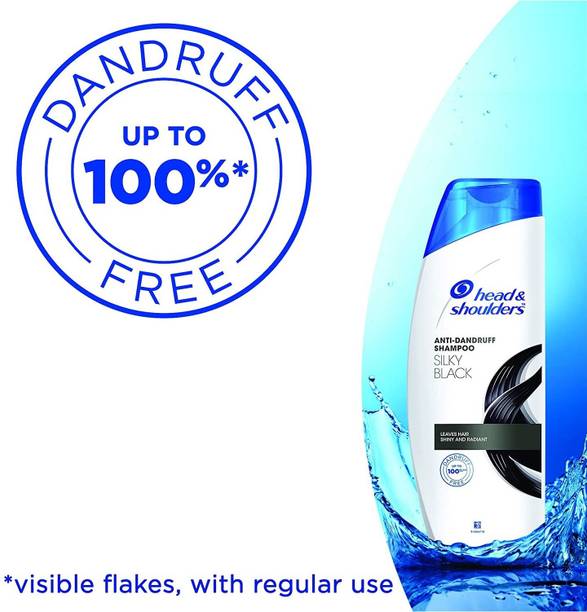 HEAD & SHOULDERS ANTI-DANDRUFF SILKY BLACK 340 ML SET 1