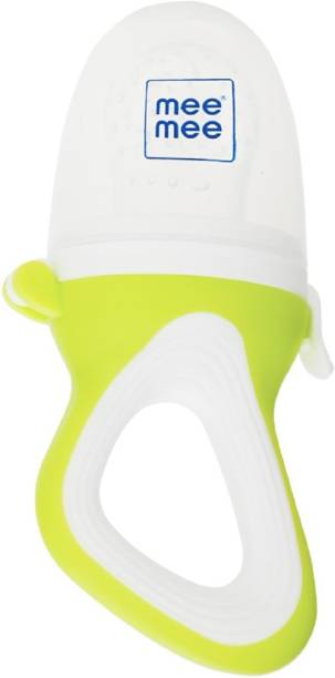 MeeMee Fruit and Food Nibbler (With Silicone Sack, Green) Feeder