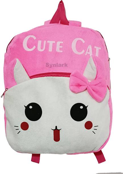 Synlark Hello Kitty Nursery School Bag For Kids Soft Plush Backpack For Small kids 10L School Bag