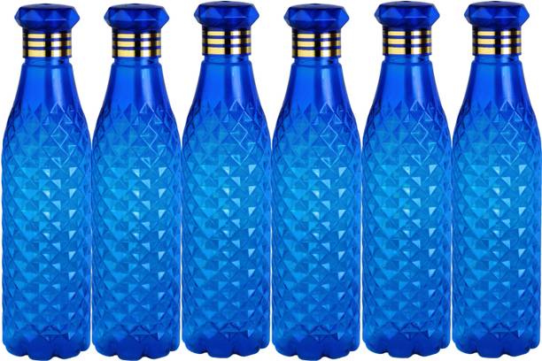 AneriDEALS Crystal Water Bottle for Fridge, for Home Office Gym School Boy, Unbreakable 1000 ml PET Bottle