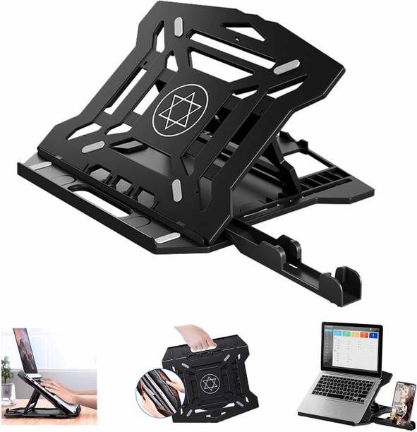 Amulakh Laptop Stand,Multi-Angle Adjustable Foldable,Ventilated Desktop Laptop Holder Laptop Stand