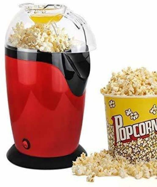 LOGICMART Aluminum Popcorn Machine, 1200W Electric Oil Free Maker, Hot Air Popcorn Machine Popcorn Maker 1 L Popcorn Maker