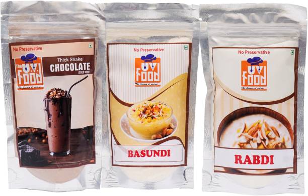 The UV Food Super Tasty Rabdi, Basundi &amp; Cold Coco Combo(Instant Mix &amp; Premix) 365 g