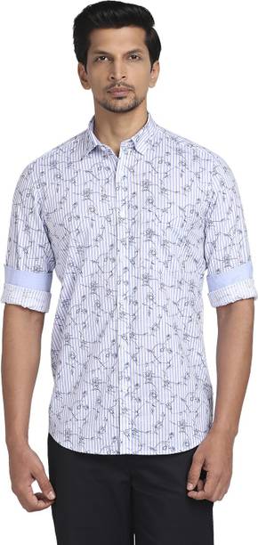 Men Tailored Fit Floral Print Casual Shirt