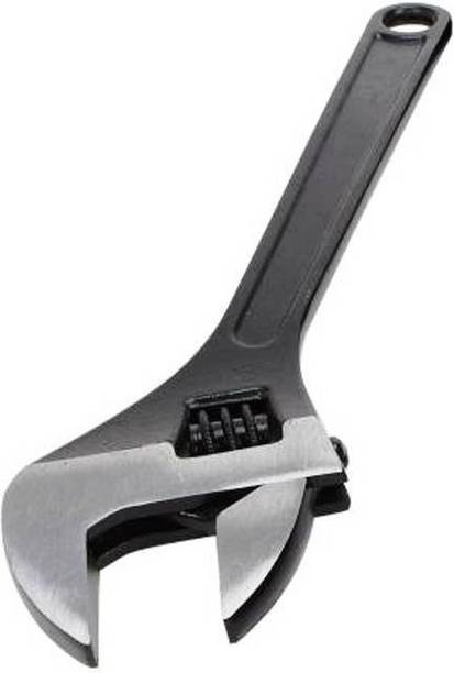 DHATRI TOOLS 10" Bhola 10" Heavy Duty Adjustable Wrench Single Sided Open End Wrench Single Sided Pipe Wrench