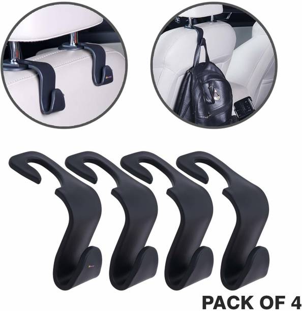EVERSHINET Car Backseat Head Rest Organizer Hook Hanger Car Side Seat Catcher - 4 pcs Car Side Seat Catcher