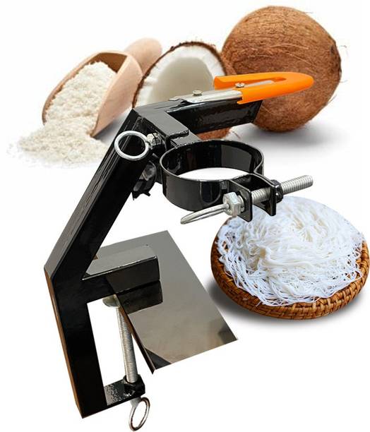 EXORA Coconut Scraper With Kitchen Press Holder(Idiyappam) Coconut Scraper
