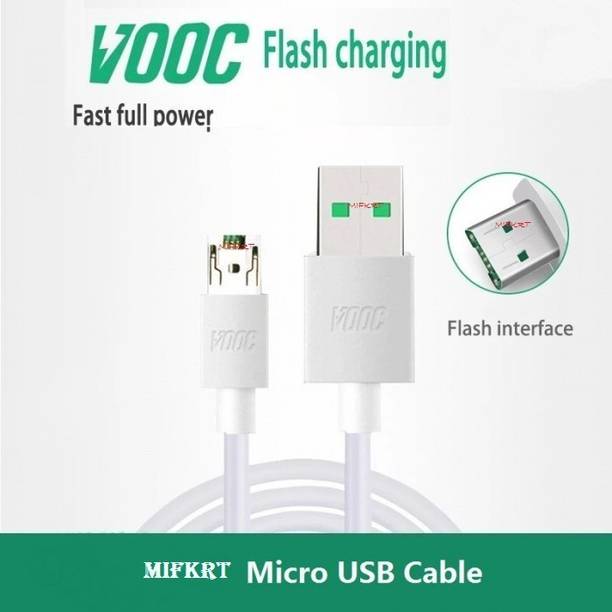 SANNO WORLD Micro USB Cable 1.72873974782 m 5V/4A Vooc SuperFast Charging Cable for Oppo F11 Pro & All Oppoo Smartphone