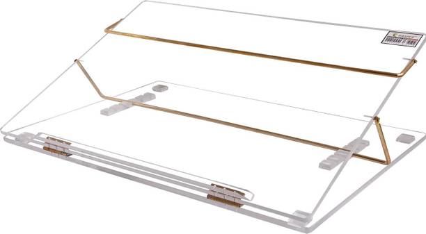 RASPER Acrylic Writing Desk Acrylic Table Top Elevator (Standard Size 21x15 Inches) Acrylic Portable Laptop Table