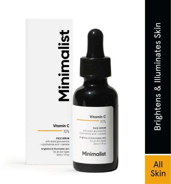 Minimalist 10% Vitamin C Serum for Skin Brightening, UV Damage & Glow (Stable Vit C Serum)