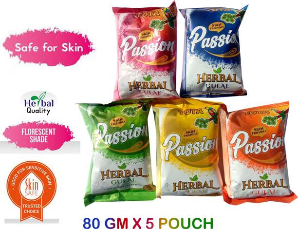 TOTA Holi Color Powder Pack of 5