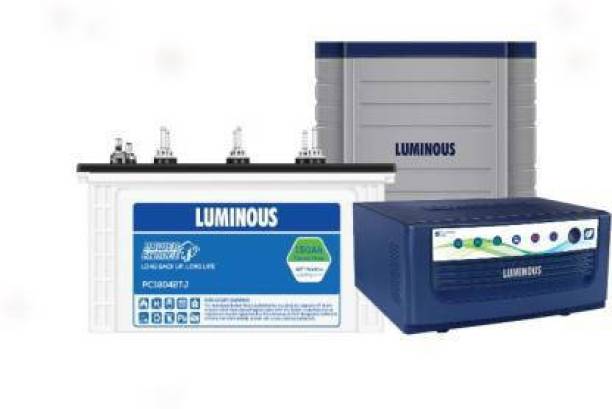 LUMINOUS EcoVolt Neo1050+PC18042TJ+Trolly Pure Sine Wave Inverter