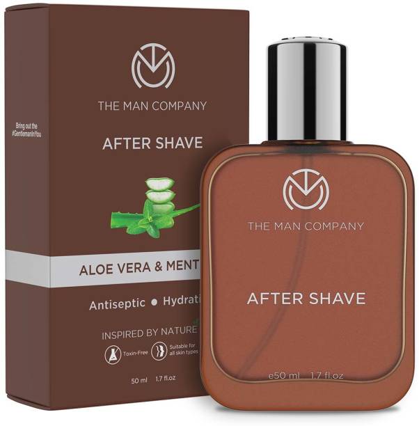 THE MAN COMPANY After Shave Spray For Men with Aloevera & Menthol Soothes, Calm, Fresh Skin