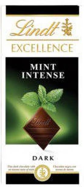 LINDT Excellence Mint Intense Dark Chocolate (IMPORTED) Bars