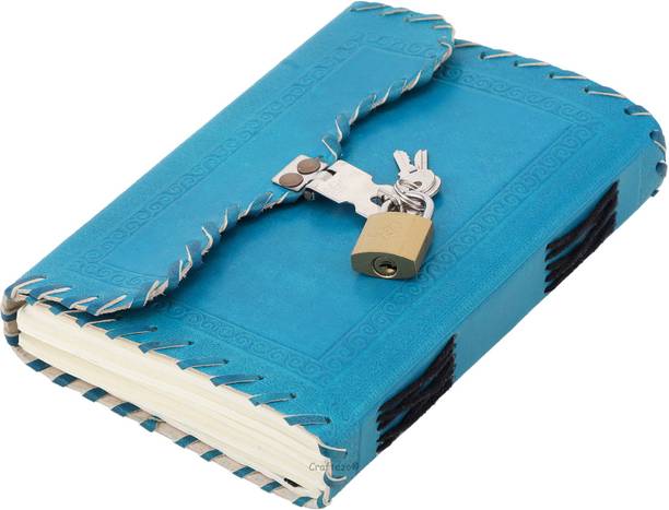 Craftezo Handcrafted Book-size Diary Unruled 200 Pages