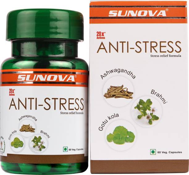 sanat products ltd. Sunova Antri-Stress , Stress Relief Formula, 60 capsules