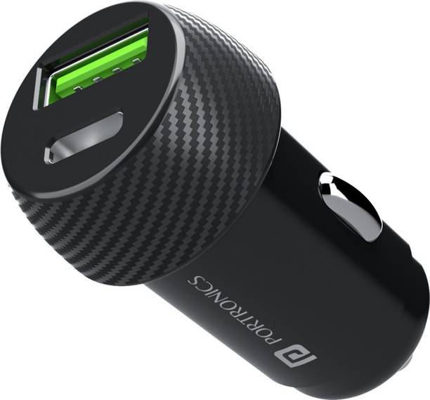 Portronics 20 W Turbo Car Charger