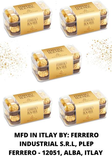 FERRERO ROCHER Ferns 'N' Petals Premium Milk Chocolate 80 Pieces (IMPORTED) Truffles