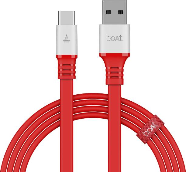 boAt USB Type C Cable 6.5 A 1.5 m Type C A750 Stress Resistant, Tangle-free Cable with 6.5A Fast Charging