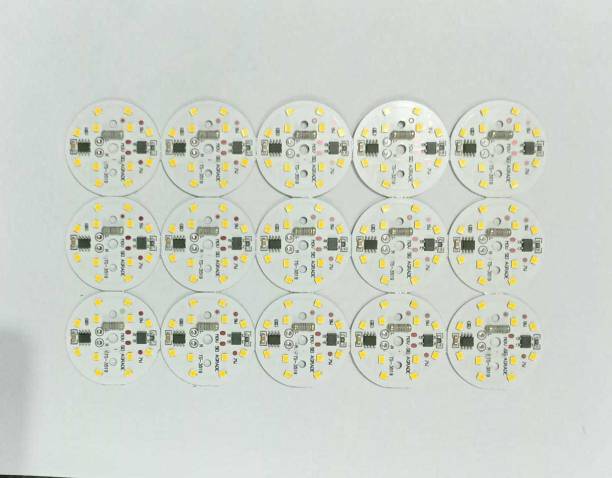 SHOBHANI ENTERPRISES SE ( pack of 15 ) 9 Watt ALFA DOB Yellow color led Light Electronic Hobby Kit