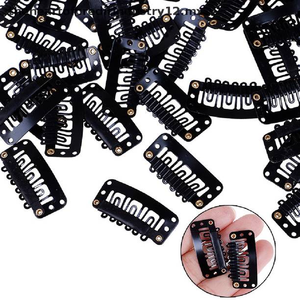 AKADO Steel hair toupee clips hair extension snap clips wig attachment clips 12 PCS Hair Clip