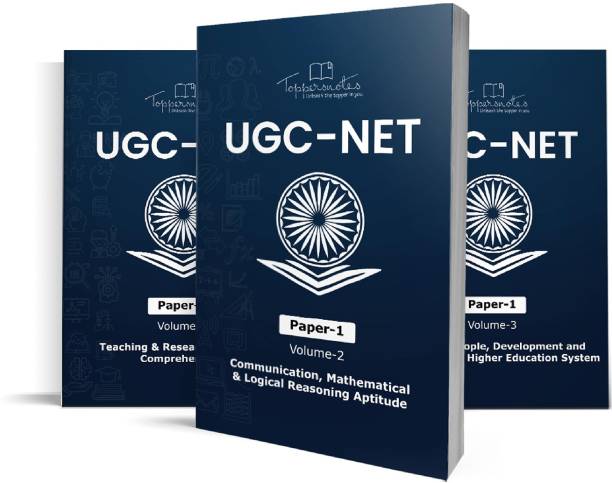UGC-NET Toppers Notes Paper 1 – 3 Books- Latest Edition