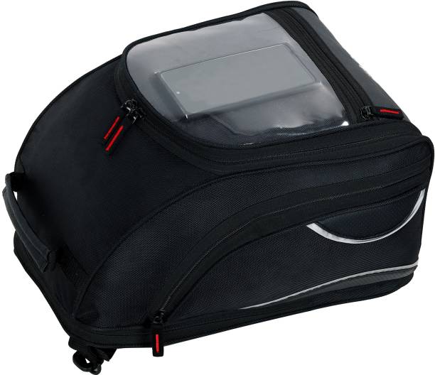 Abc Garments Tank Bag (Universal Fit ) One-side Black Polyester Motorbike Saddlebag
