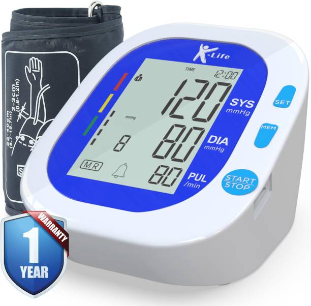 K-life 104Fully Automatic Digital Blood Pressure Checking Machine BP Testing instrument Bp Monitor