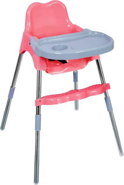 Esquire Bobo Baby Dining Chair with Footrest, Tray Table - PINK Colour