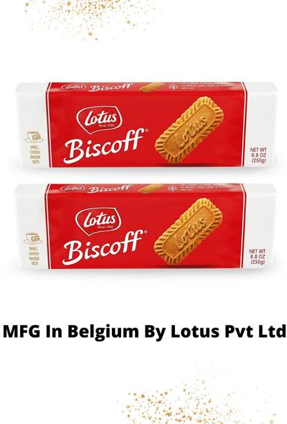 Lotus Biscoff Original Caramelised Biscuits, The Original Speculoos (IMPORTED) (500 G) Plain Biscuit
