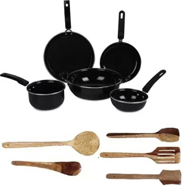 Maharajee sunshine Induction Bottom Non-Stick Coated Cookware Set