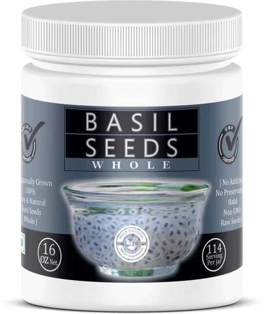 Holy Natural Basil Seeds - 454 GM Basil Seeds