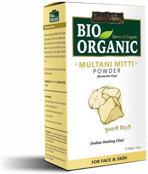 Indus Valley 100% Pure Natural & Organic Multani Mitti Powder For Skin & Hair Care