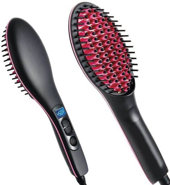 SDE HQT - 906 Fast Hair Straightener HQT-906 Comb Brush with Temperature Hair Straightener Brush