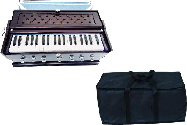 MAGA MART 7 Stopper 39 Keys Harmonium With Bag 3.2 Octave Hand Pumped Harmonium