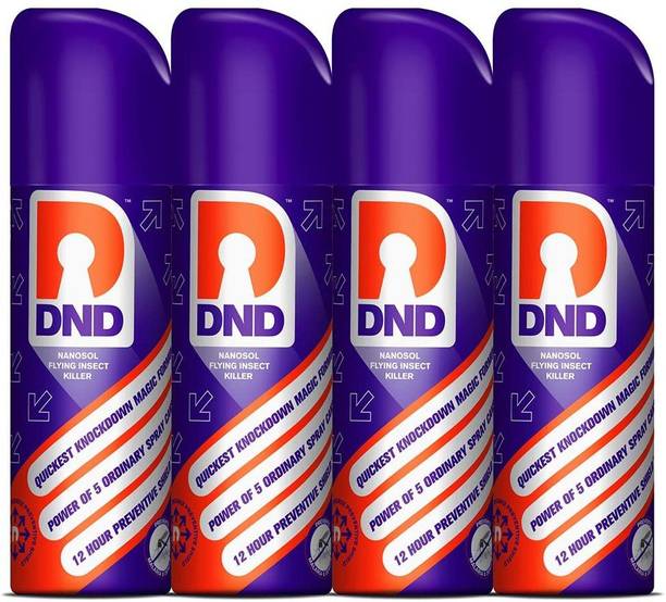 DND Nanosol Flying Insect Killer | Mosquito Repellent Spray | Pack of 4- 60ml Each | Mosquito Vaporiser