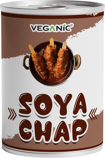 Veganic SOYA Chaap 850 GM | SOYA Chaap Sticks in Brine | Dried SOYA Chap Weight 500 GM Vegetables