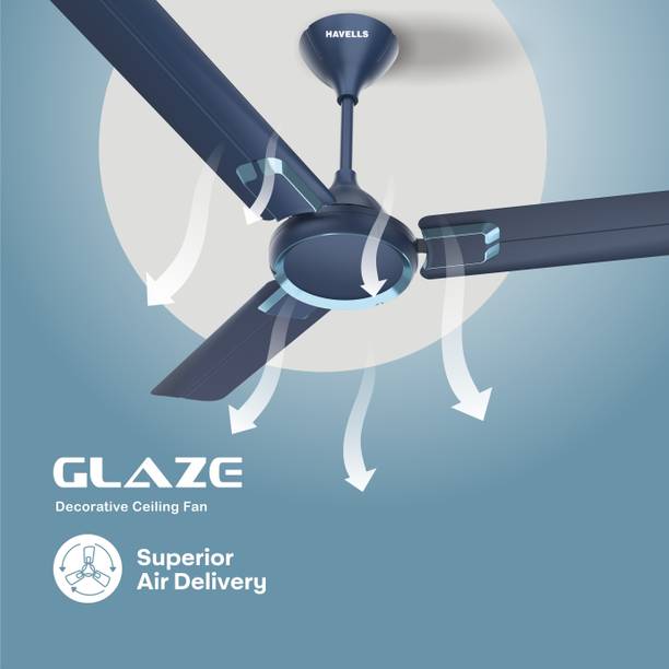 HAVELLS GLAZE 1200 mm 3 Blade Ceiling Fan