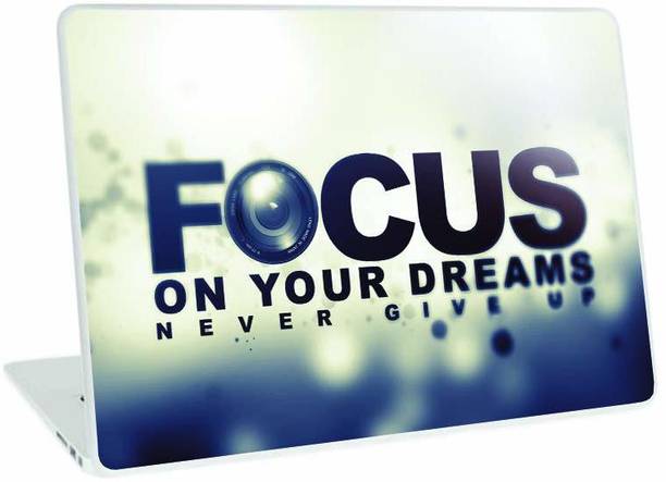 Galaxsia Focus D1 Vinyl Laptop Skin/Sticker/Cover/Decal Compatible vinyl Laptop Skin Compatible for 14 inch