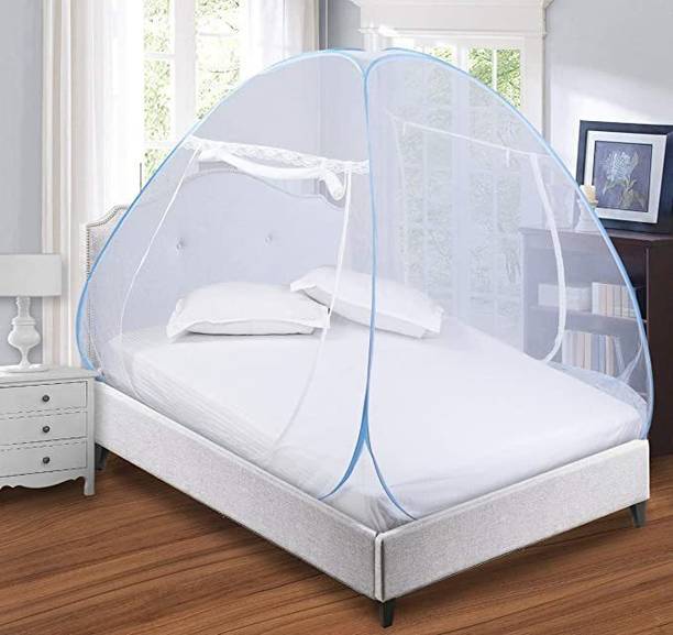 Comfortnet HDPE - High Density Poly Ethylene Adults Washable Double Bed Mosquito net. BL118 HDPE - High Density Poly Ethylene Washable Adults Mosquito Net