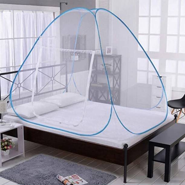 Comfortnet HDPE - High Density Poly Ethylene Adults Washable Double Bed Mosquito net. BL126 HDPE - High Density Poly Ethylene Washable Adults Mosquito Net
